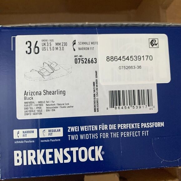 Birkenstock | Arizona Shearling Slide Sandals - Picture 7 of 8